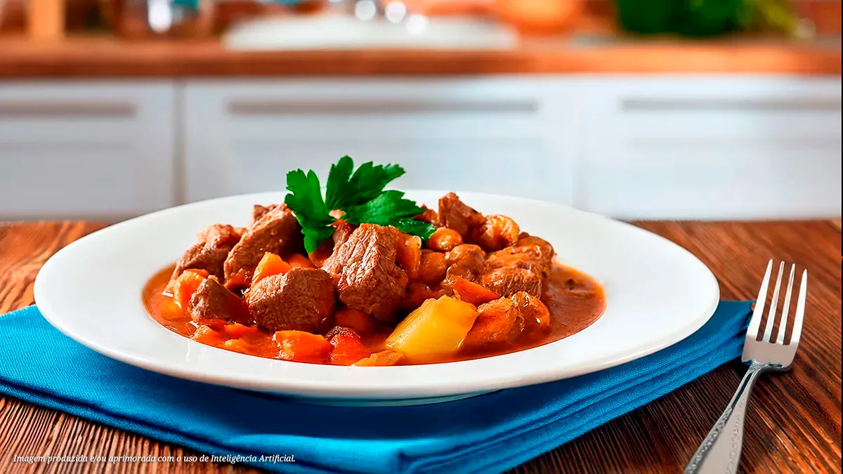 Ensopado de carne de patinho