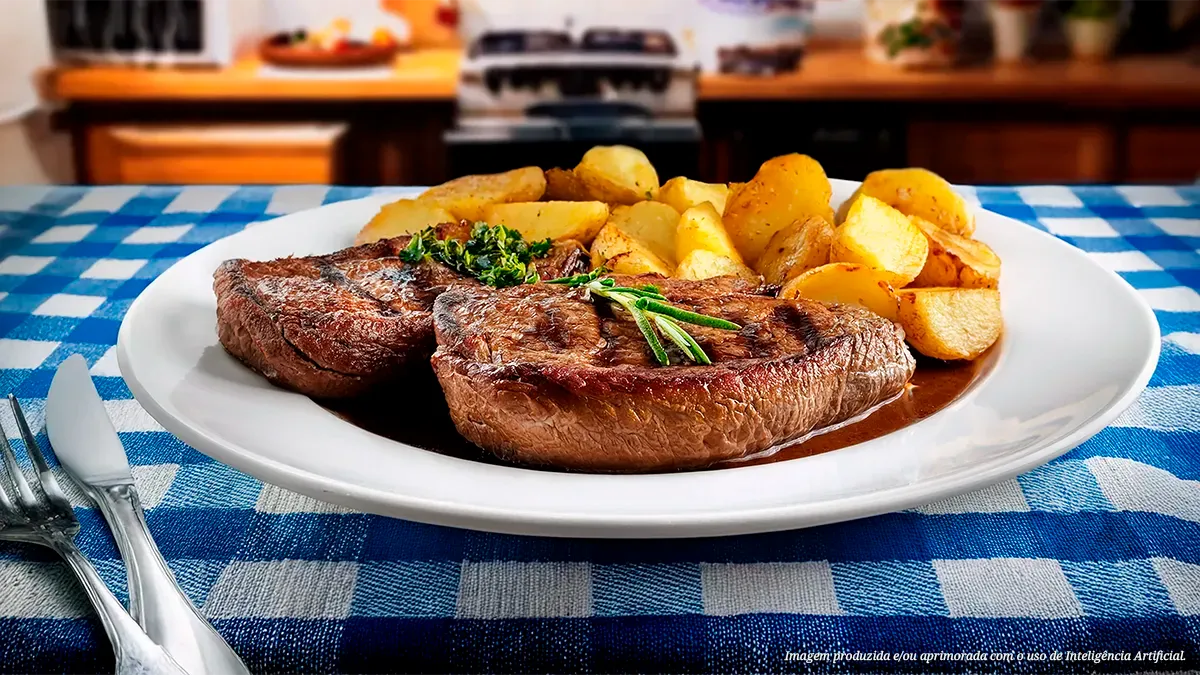 Picanha com batata