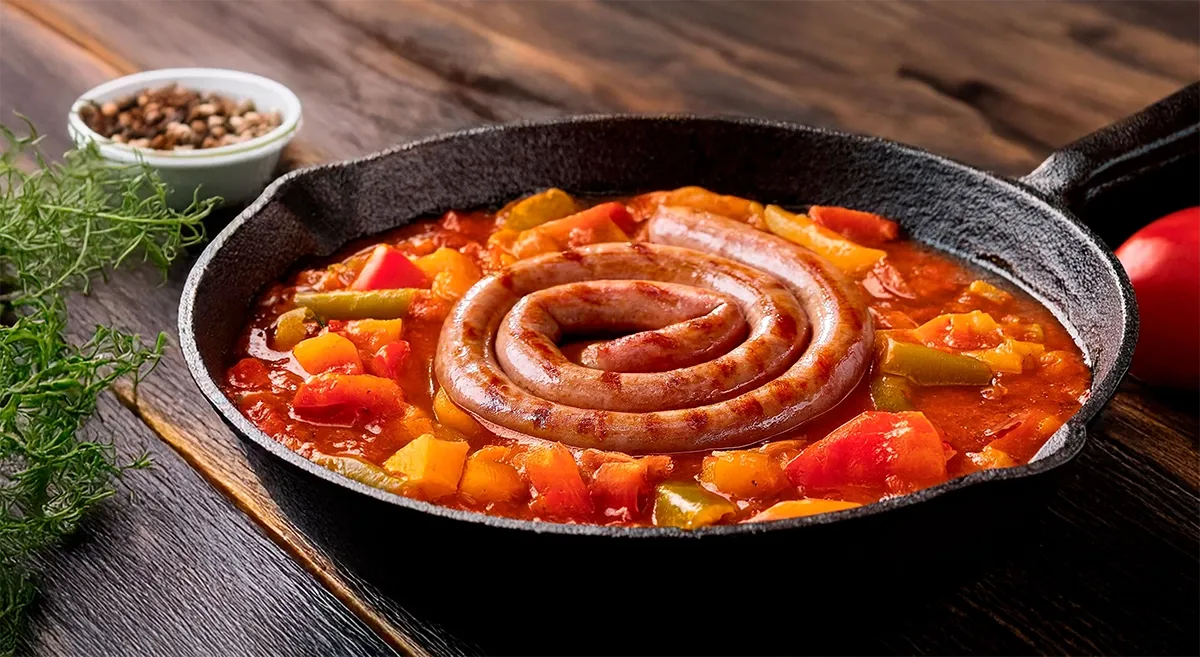 Linguiça de costela à Califórnia