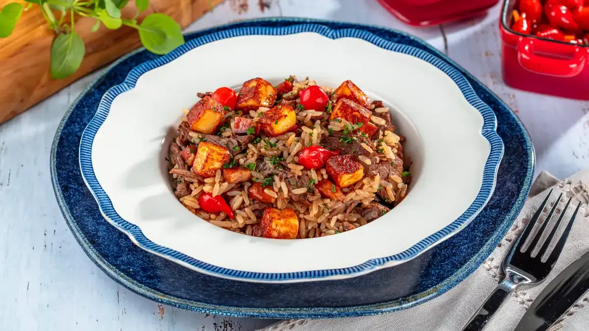 Arroz de fraldinha