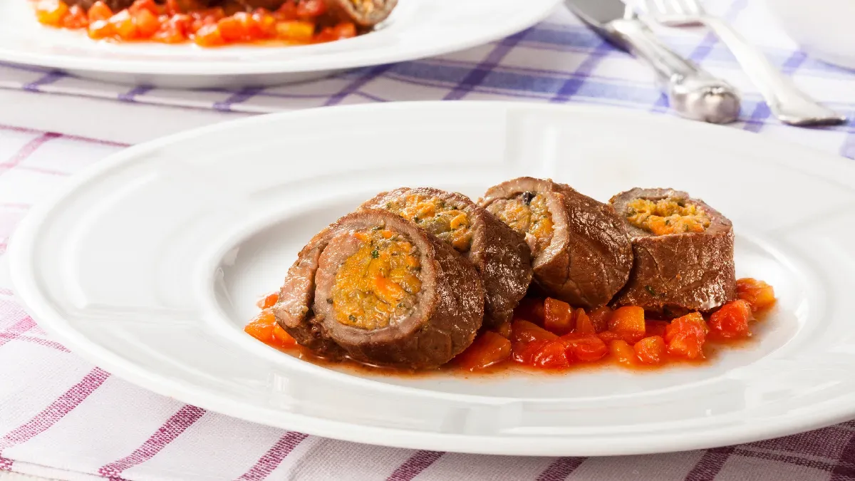Bife de Coxão Mole Recheado