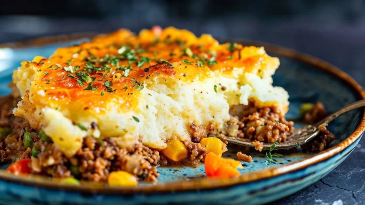 Escondidinho de batata com carne moída