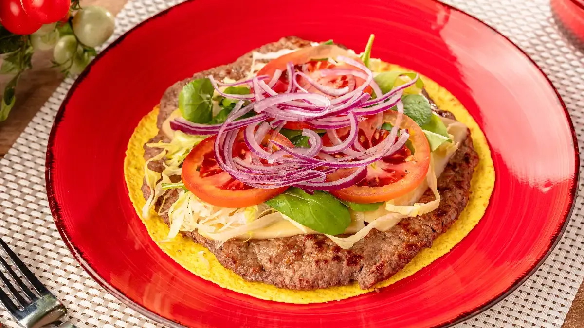 Hambúrguer de carne moída fit