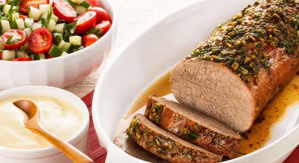 Lagarto com Chimichurri