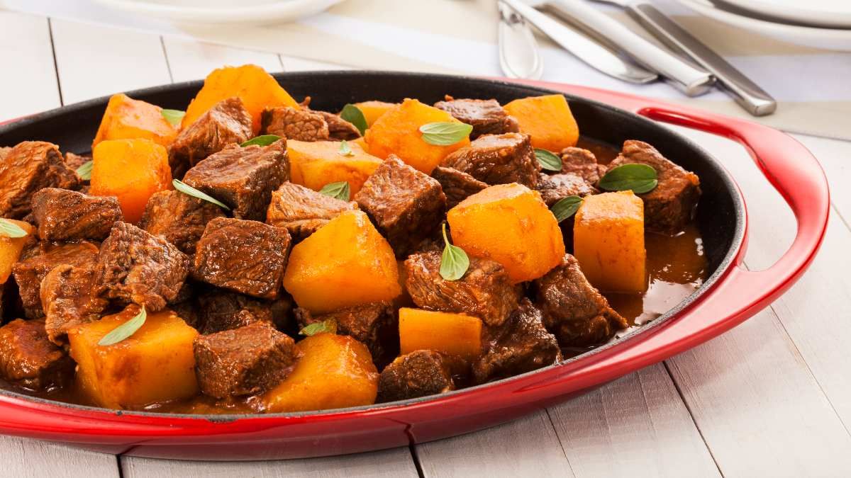 Picadinho de Carne com Abóbora