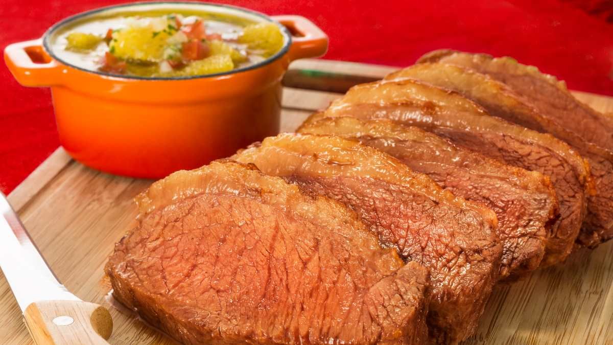 Picanha na Manteiga com Vinagrete de Laranja