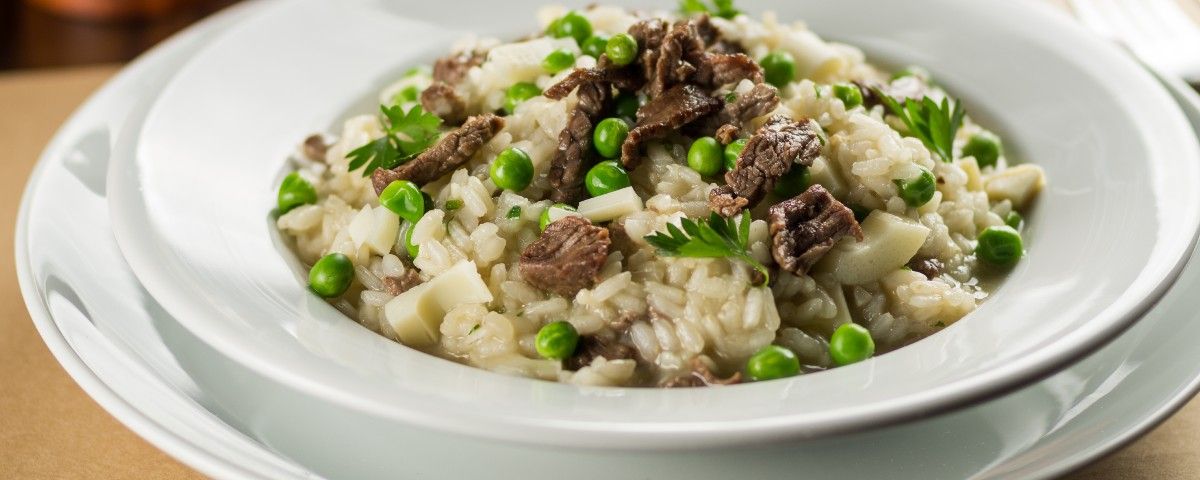 Risoto de Filé Mignon