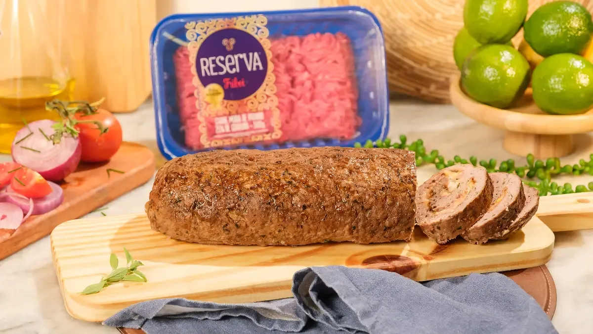 Rocambole de Carne Moída